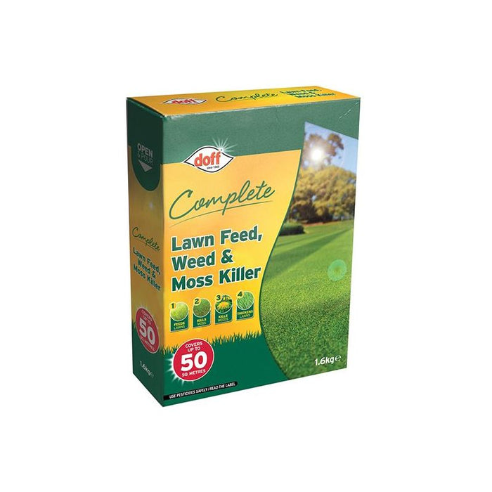 Doff Complete Lawn Feed, Weed & Moss Killer 1.6kg DOFF - Town Tools