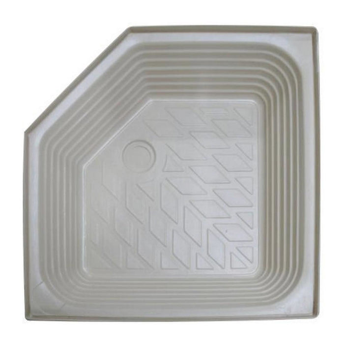 Atlas Shower Tray with Angled Corner 755 x 755 x 190mm (30 x 30 x 7")