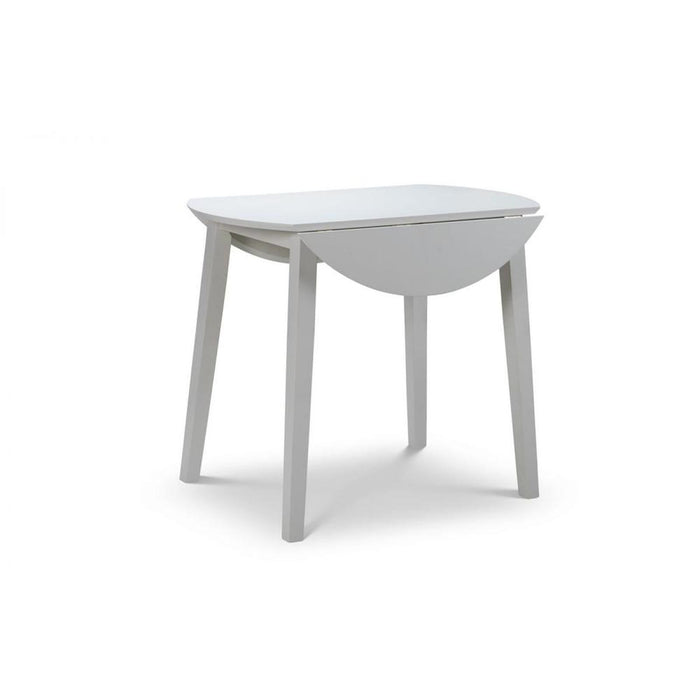 Coast Dining Table Round Dropleaf 55-90cm Grey Finish