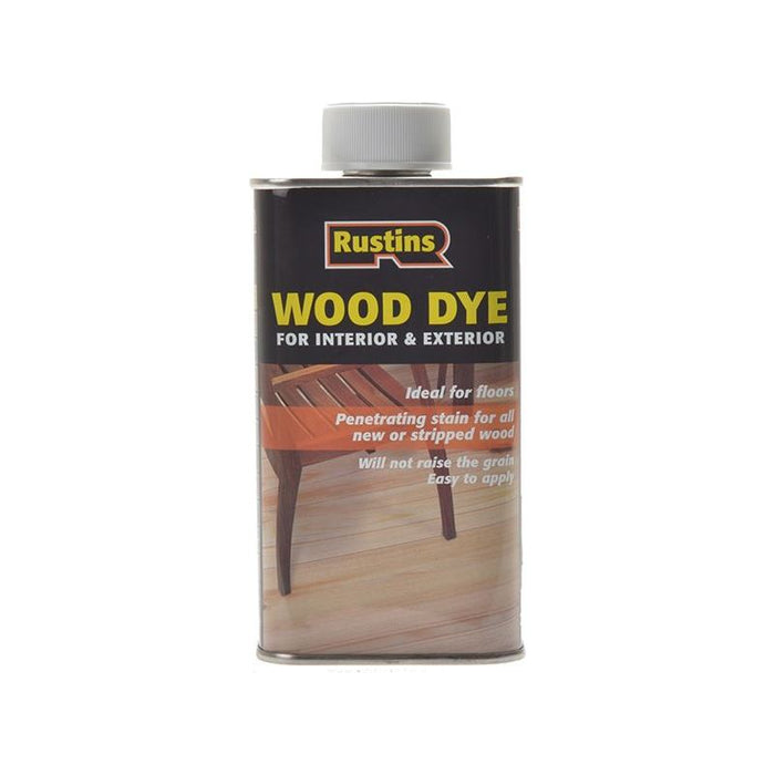 Rustins Wood Dye Dark Oak 1 litre Rustins - Town Tools