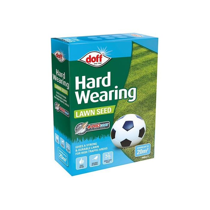 Doff Hard Wearing Lawn Seed 500g DOFF - Town Tools