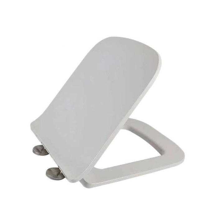 Luxury Heavy Weight Top Fix Toilet Seat White