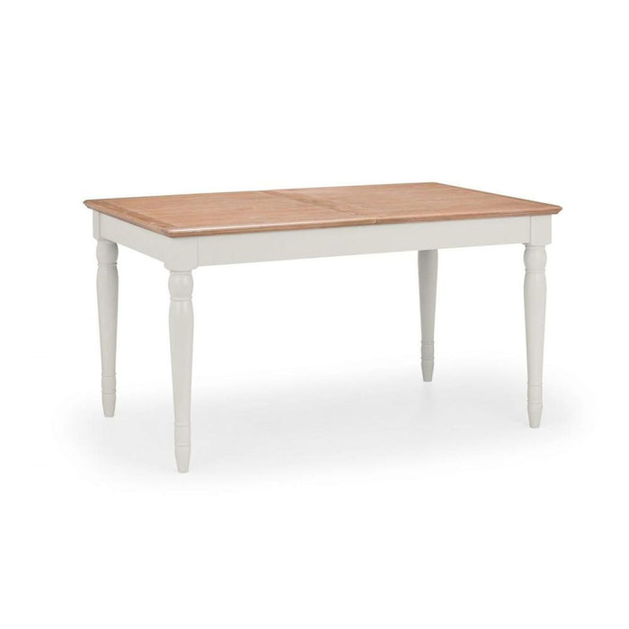 Provence Extending Dining Table 150-190cm Limed Oak & Grey Lacquer