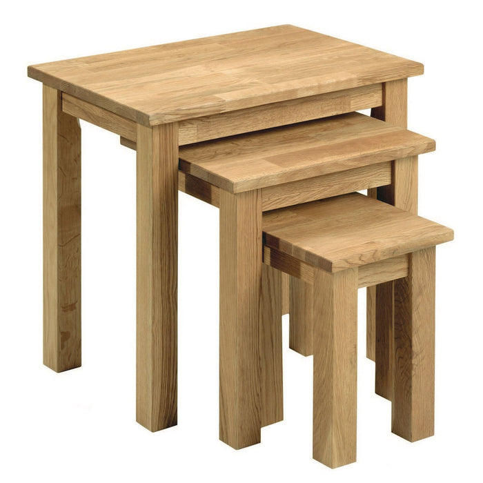 Coxmoor Nest of Oak Tables