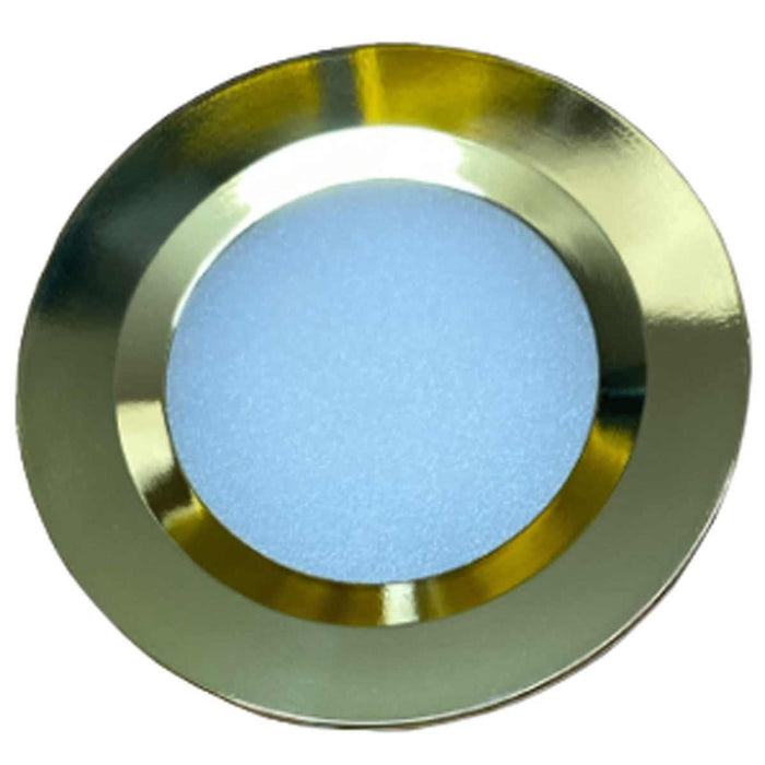 Slim Gold LED Downlight for Recess Mount (Warm White / No Switch)