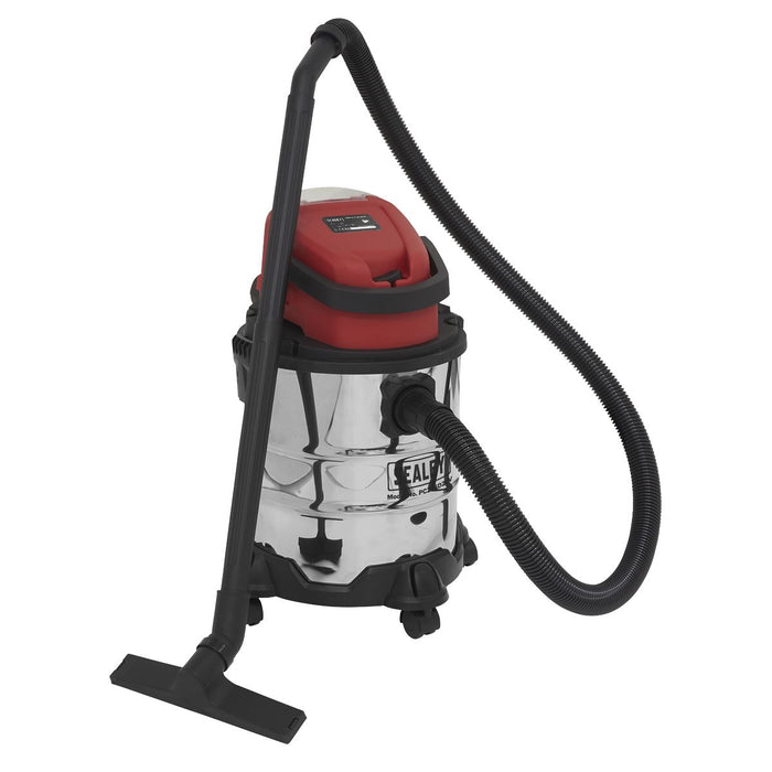 Sealey Vacuum Cleaner Cordless Wet & Dry 20L 20V SV20 Series Body Only