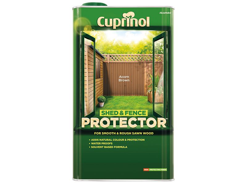 Cuprinol Shed & Fence Protector Acorn Brown 5 litre Cuprinol - Town Tools