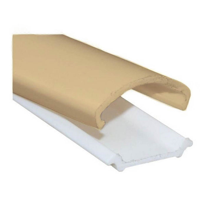 Medium 'D' Mould 16mm x 2.5 Metre, Beige.