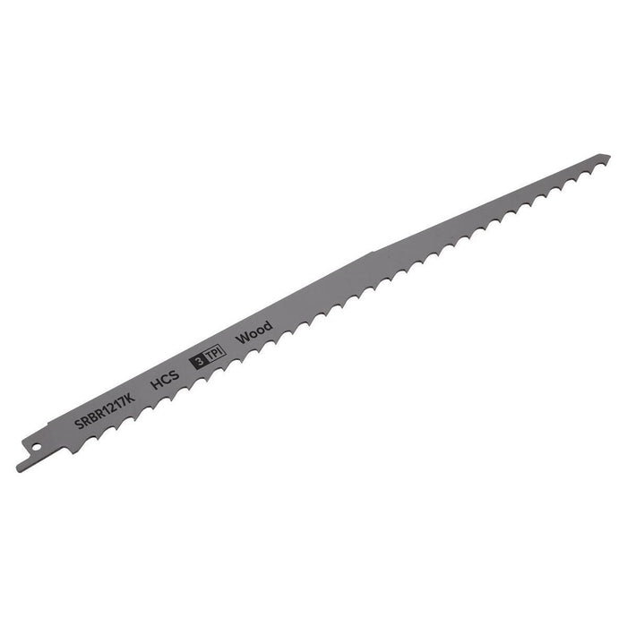 Sealey Reciprocating Saw Blade Pruning & Coarse Wood 300mm 3tpi Pack of 5 Sealey - Town Tools