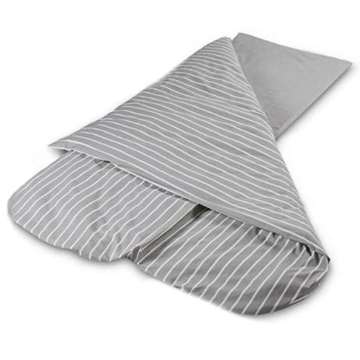 Grey Stripe Compact Duvalay 4.5 Tog Sleeping Bag