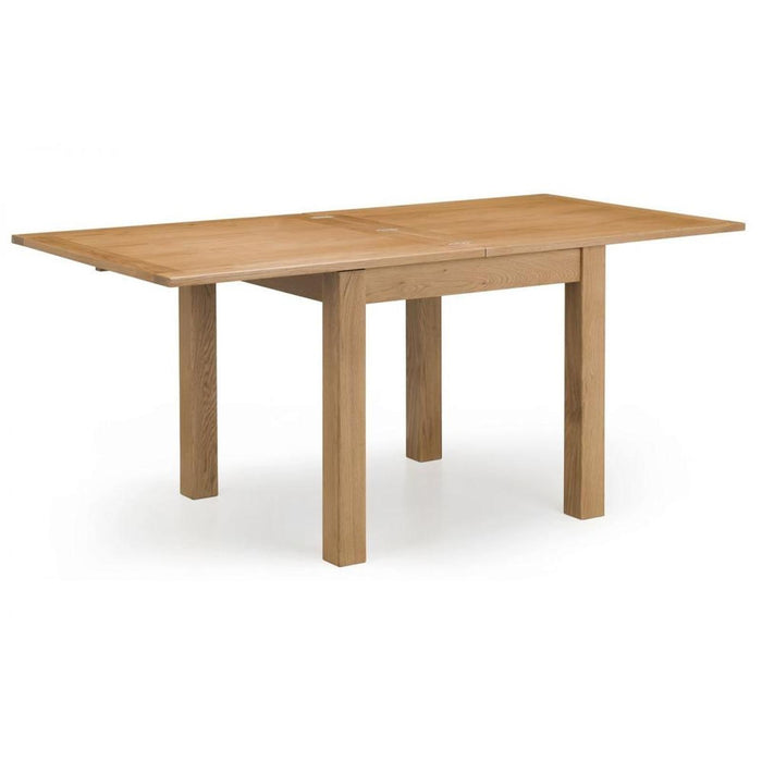 Astoria Flip-Top Dining Table 90-180cm Waxed Oak Finish