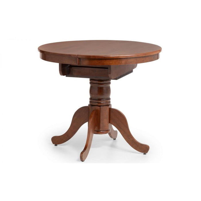 Canterbury Round to Oval Extending Table Mahogany Stain Finish