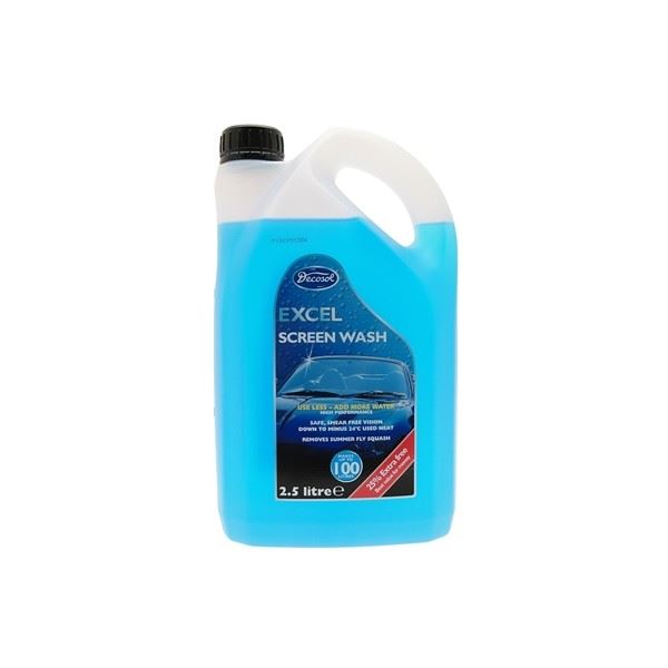 Decosol Excel Screen Wash - Concentrated (-24C) - 2.5 Litre