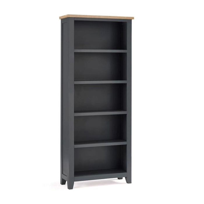 Bordeaux Tall Bookcase in Dark Grey