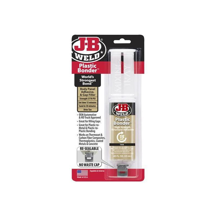 J-B Weld PlasticBonder™ Syringe Tan 25ml J-B Weld - Town Tools