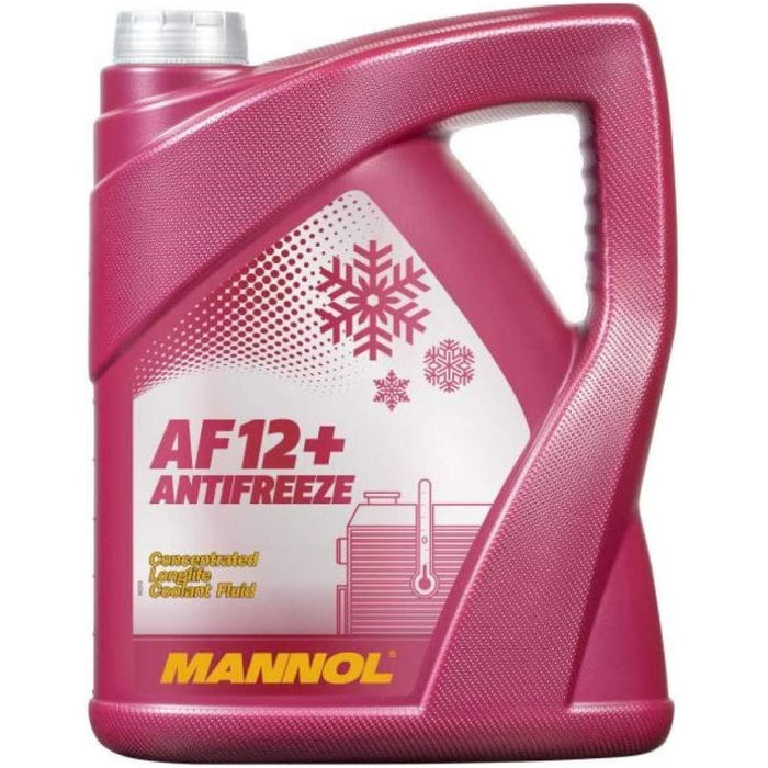 AF12+ LONGLIFE Red AntiFreeze 5L Summer - Winter Coolant Concentrate 5 L GL12+