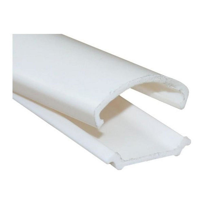 Medium 'D' Mould 16mm x 2.5 Metre White