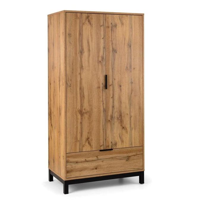 Bali 2 Door Wardrobe with Drawer 185 x 92cm