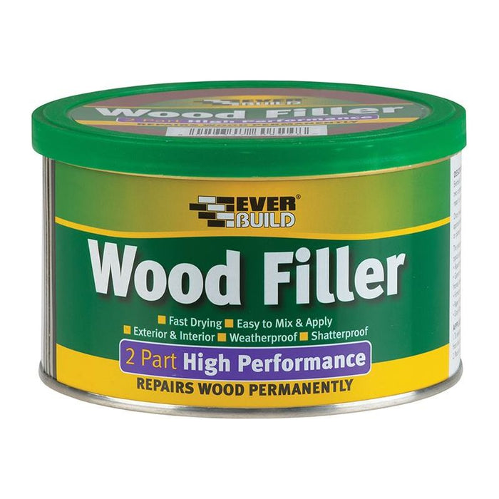 Everbuild Sika 2-Part High-Performance Wood Filler Redwood 500g Everbuild Sika - Town Tools