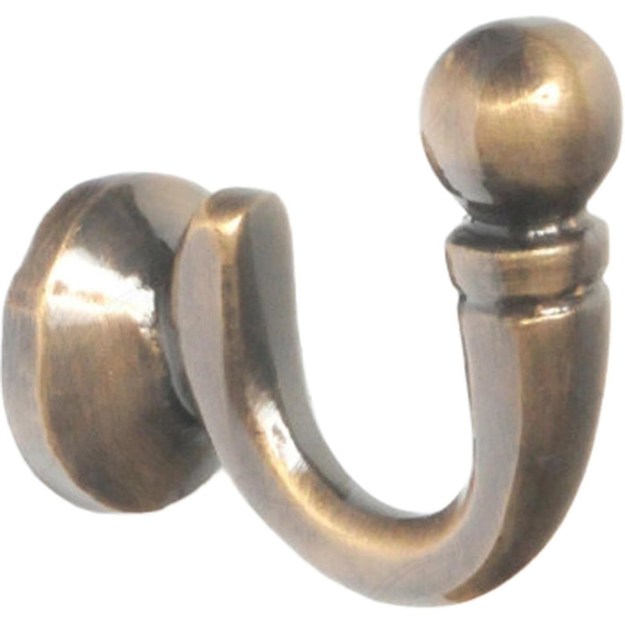 Antique Brass Curtain Tie Back Hook