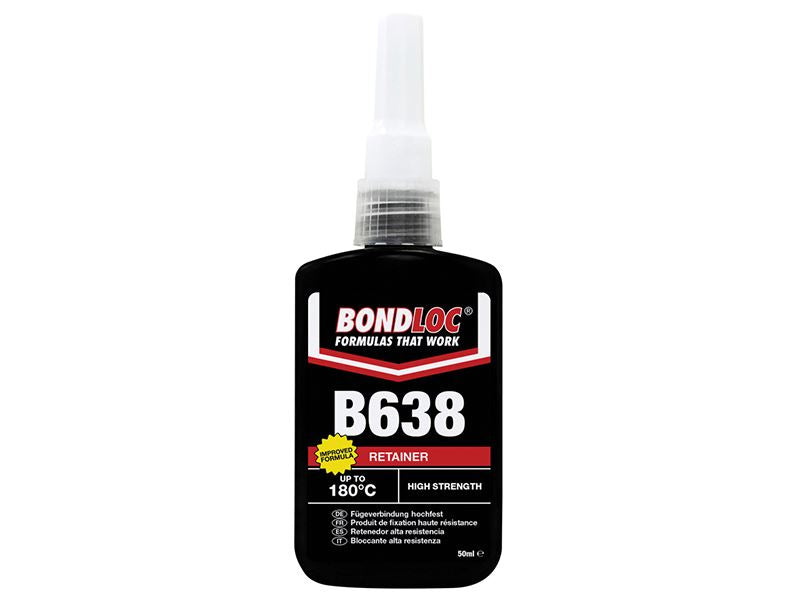 Bondloc B638 High Strength Retaining Compound 50ml Bondloc - Town Tools