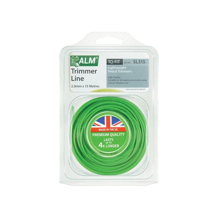Alm Manufacturing SL315 Light-Duty Petrol Trimmer Line 2.0mm x 15m ALM Manufacturing - Town Tools