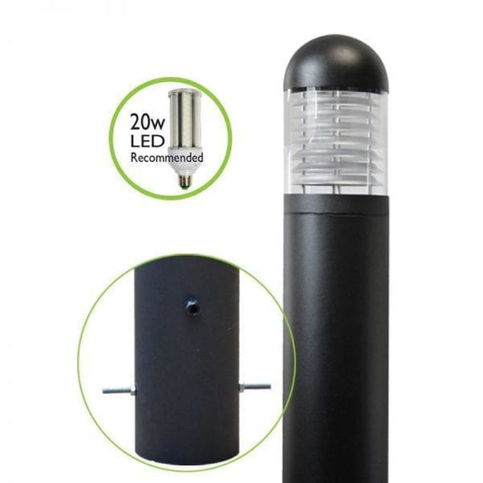 LEDifice Commercial Bollard Light Root Mounted 0.8m