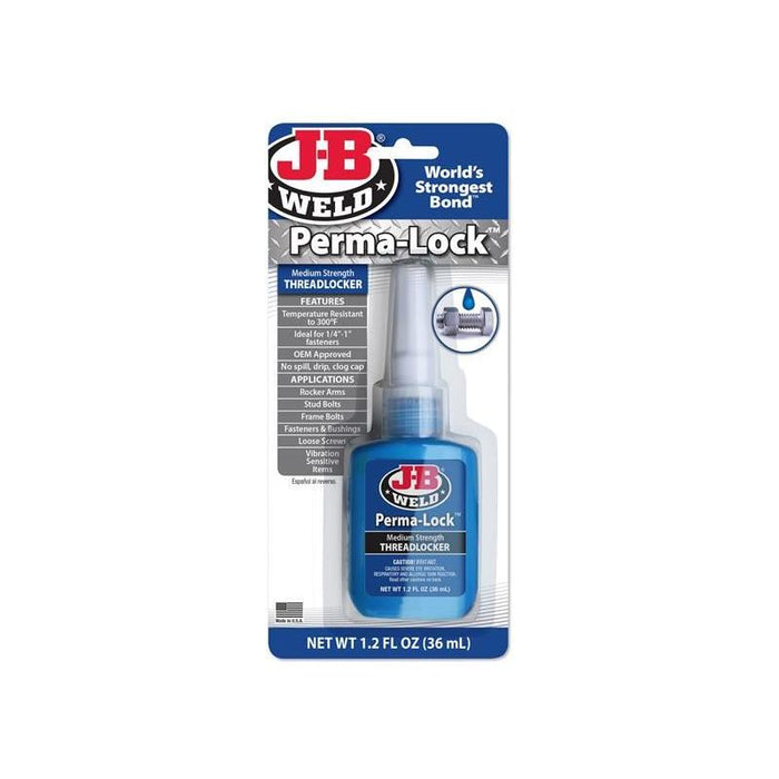 J-B Weld Perma-lock Blue Medium Strength Threadlocker 36ml J-B Weld - Town Tools