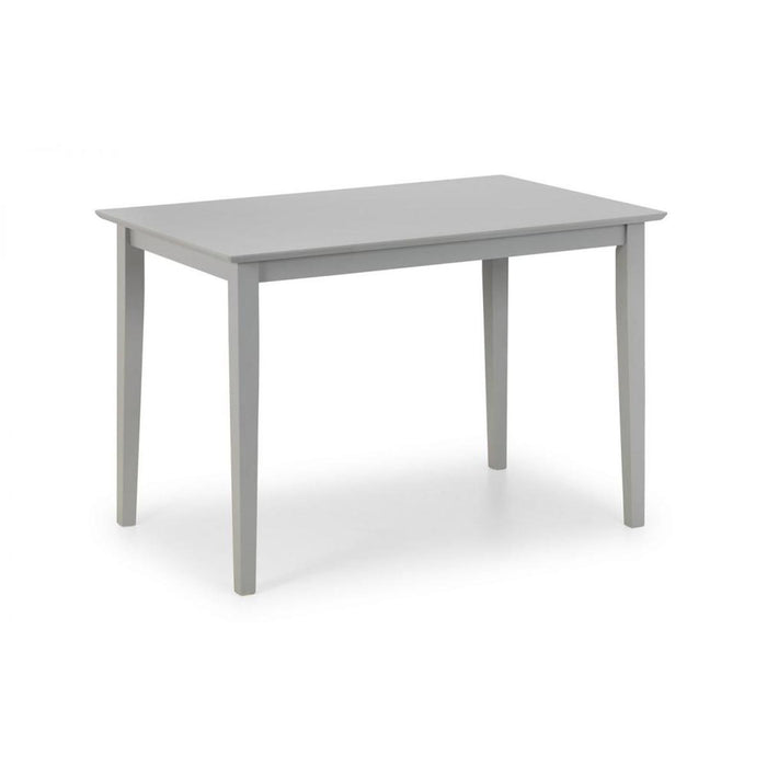 Kobe Compact Dining Table 72cm x 112cm Grey Lacquer
