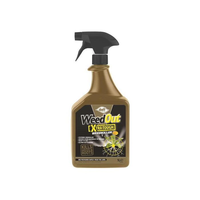 Doff WeedOut Xtra Tough Weedkiller RTU 1 litre DOFF - Town Tools