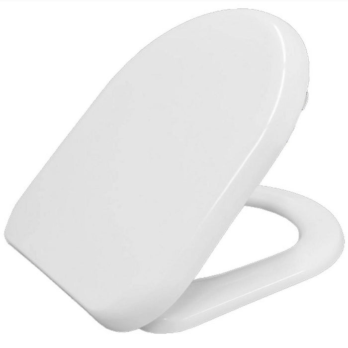 Ravenna D Shaped Toilet Seat & Lid - White