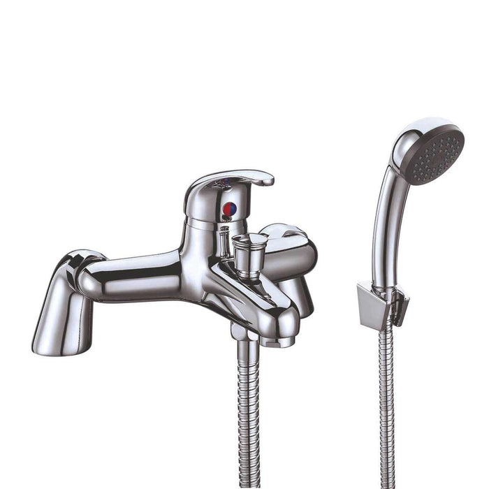 Bath Shower Mixer with Shower Kit Chrome