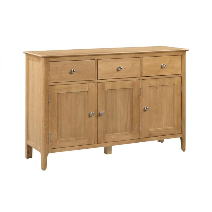 Cotswold Sideboard 3 Doors & 3 Drawers Solid Oak & Real Oak Veneers