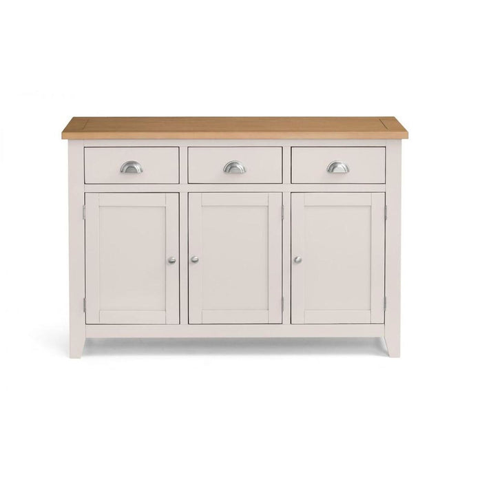 Richmond Sideboard Elephant Grey with Pale Oak Top