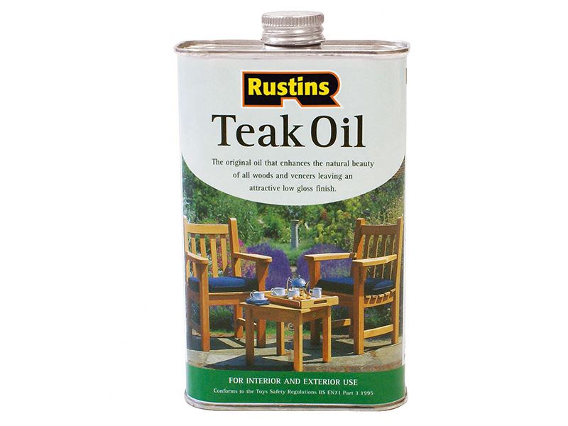 Rustins Teak Oil 1 litre Rustins - Town Tools