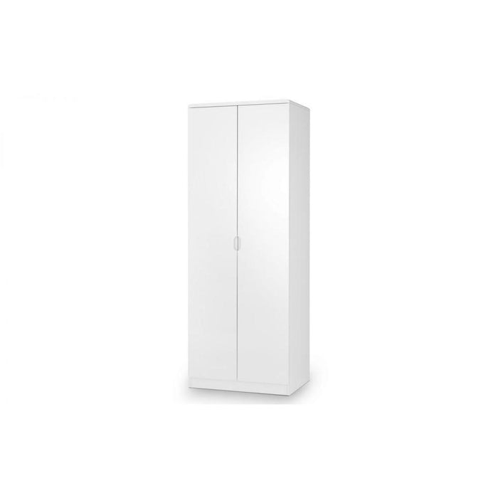 Manhattan 2 Door Wardrobe White High Gloss Lacquer