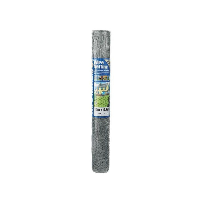 Gardman Galvanised Wire Netting 13mm² Hexagon, 10 x 0.9m Gardman - Town Tools