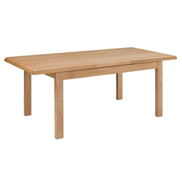 Curve Extending Dining Table 150-200cm Solid Oak & Real Oak Veneers