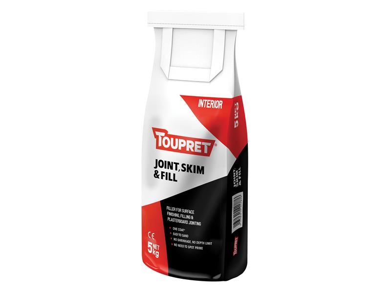 Toupret Joint Skim & Fill 5kg Toupret - Town Tools