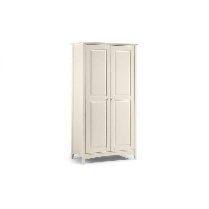 Cameo 2 Door Wardrobe Unit Stone White