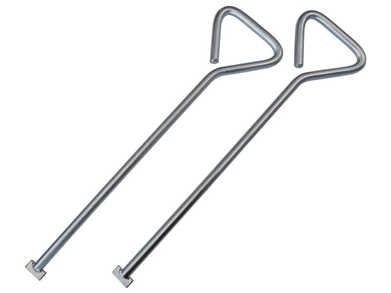 Faithfull Manhole Keys 520mm (20.1/2in) (Pack 2) Faithfull - Town Tools