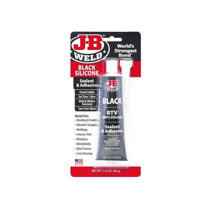 J-B Weld Silicone Sealant & Adhesive Black 85g J-B Weld - Town Tools