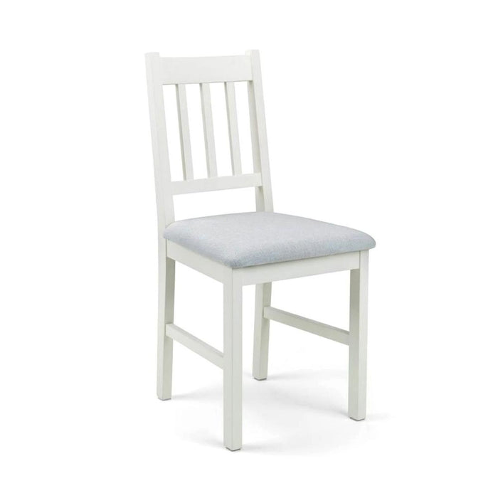 Coxmoor Dining Chair Ivory Lacquer & Grey Linen Seat Pad
