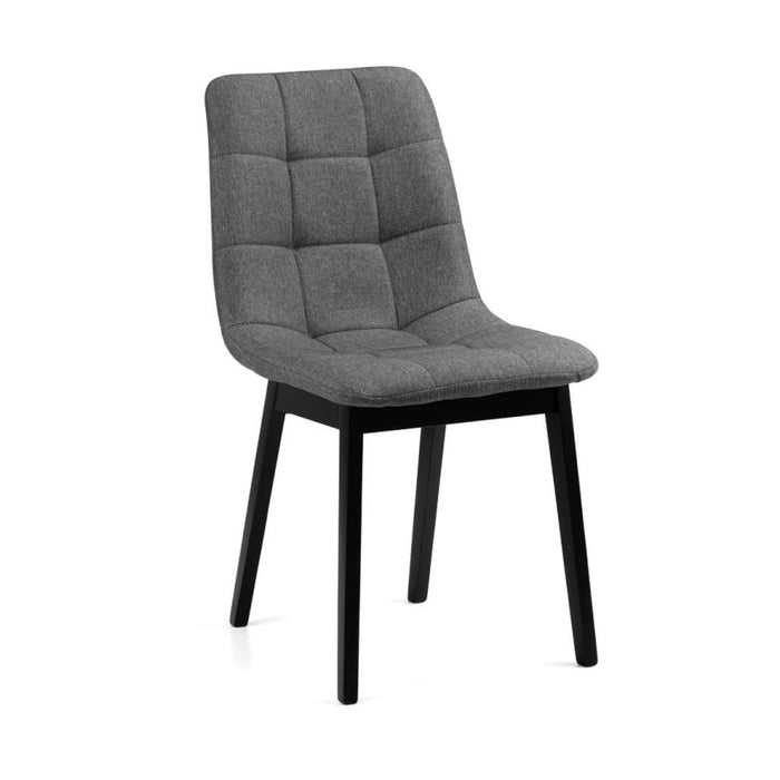 Hayden Dining Chair with Grey Linen Upholstery