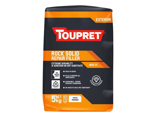 Toupret Exterior Rock Solid Repair Filler 5kg Toupret - Town Tools