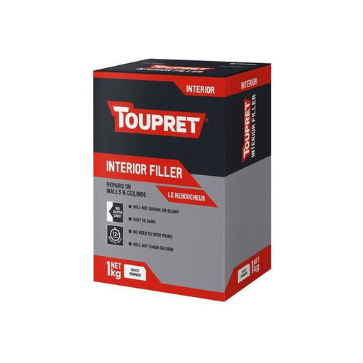 Toupret Interior Filler 1kg Toupret - Town Tools