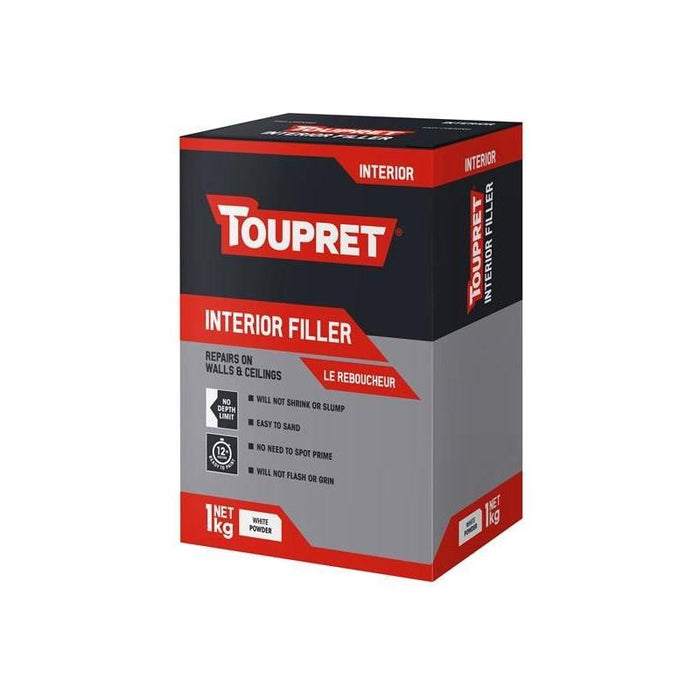Toupret Interior Filler 1kg Toupret - Town Tools