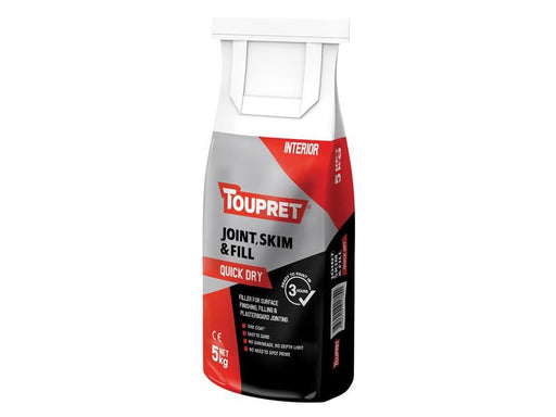 Toupret Quick Dry Joint Skim & Fill 5kg Toupret - Town Tools