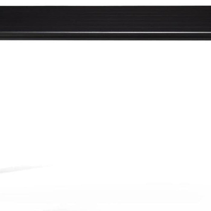 Rio 6-Seater Dining Table - Black Aluminium 1400 x 800mm