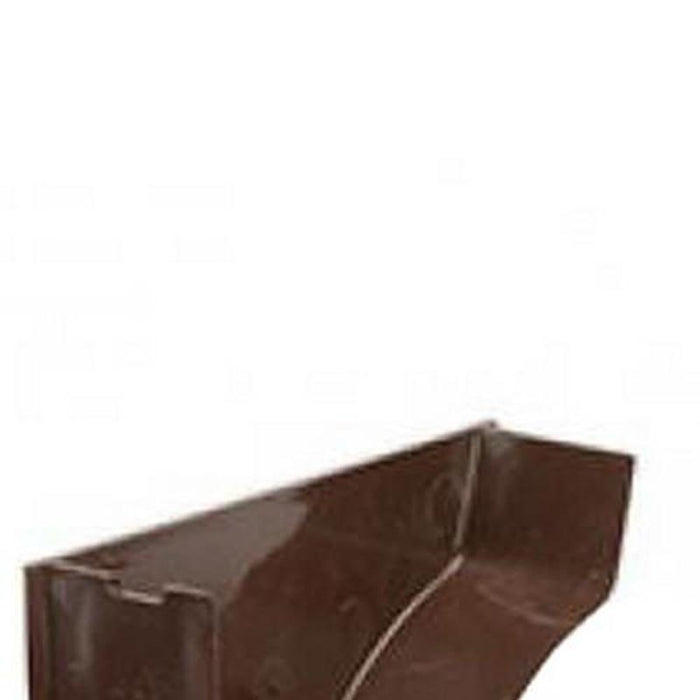 Polypipe Ogee Internal Stop End Brown R/H 115mm
